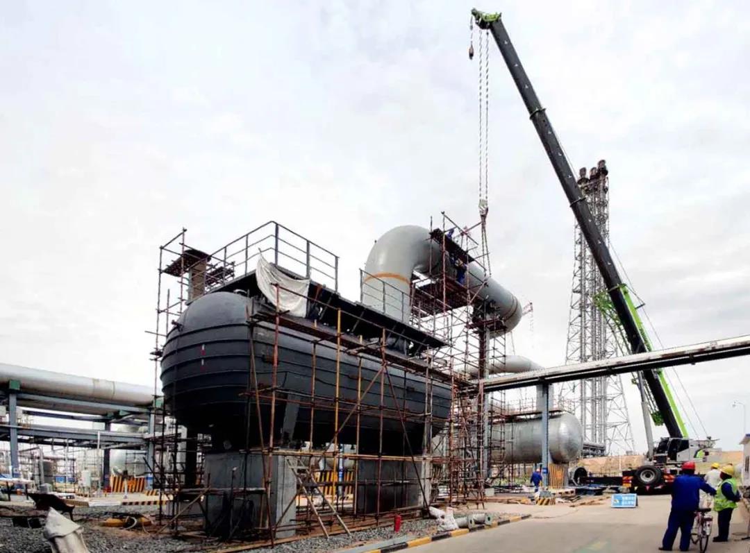 【项目建设】榆能化地面火炬安装完成 【项目建设】榆能化地面火炬安装完成