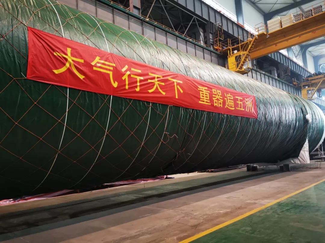 杭氧贮槽研制再上新台阶 国内最大等级的真空绝热贮槽将发运美国 杭氧贮槽研制再上新台阶 国内最大等级的真空绝热贮槽将发运美国