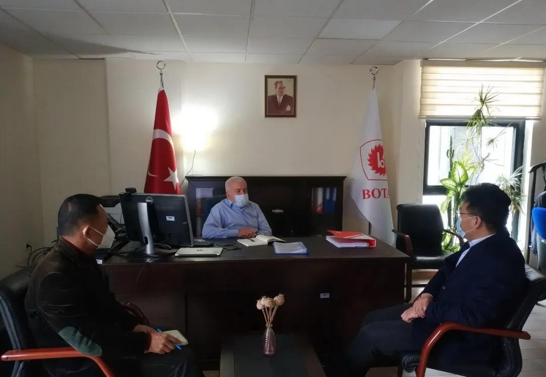 天辰公司王磊赴土耳其国家管道公司沟通交流并慰问储库项目现场员工 天辰公司王磊赴土耳其国家管道公司沟通交流并慰问储库项目现场员工