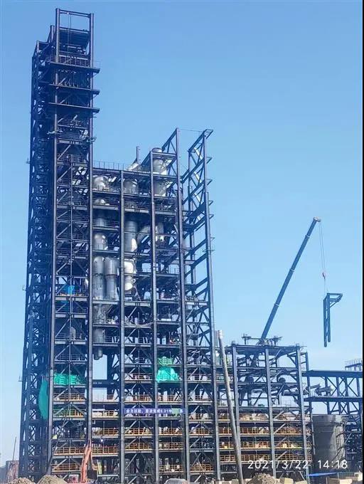 兰石盘锦浩业加压循环流化床制氢项目核心设备气化炉提前交付 兰石盘锦浩业加压循环流化床制氢项目核心设备气化炉提前交付