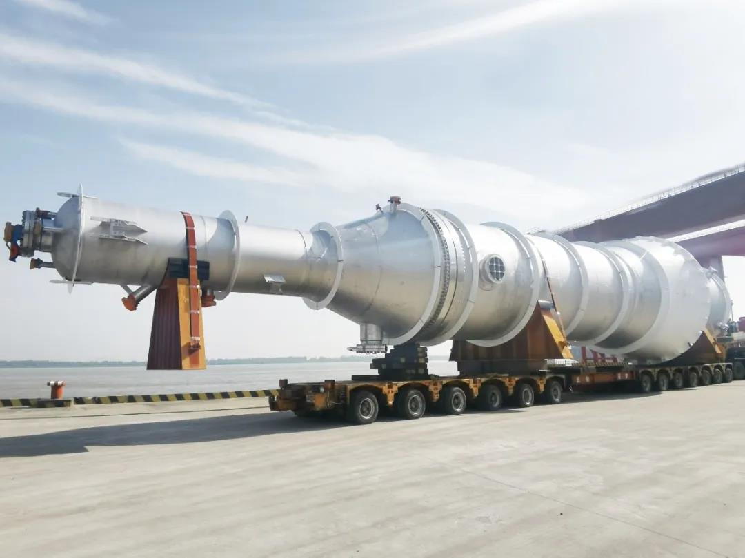 中圣装备制造公司PDH装置首台反应器顺利出厂 中圣装备制造公司PDH装置首台反应器顺利出厂