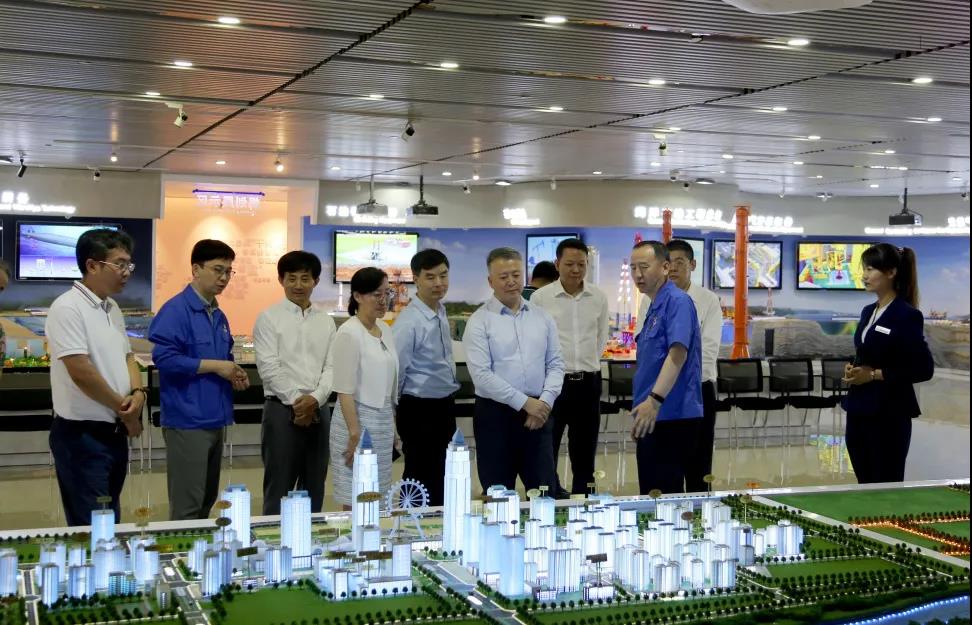 中工国际党委书记、董事长王博一行来集团参观考察 中工国际党委书记、董事长王博一行来集团参观考察