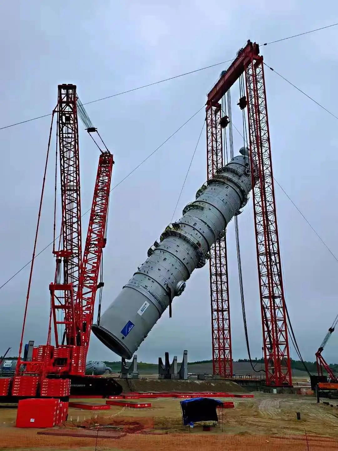 祝贺!俄罗斯阿穆尔天然气化工厂项目首台大件设备顺利完成吊装 祝贺!俄罗斯阿穆尔天然气化工厂项目首台大件设备顺利完成吊装
