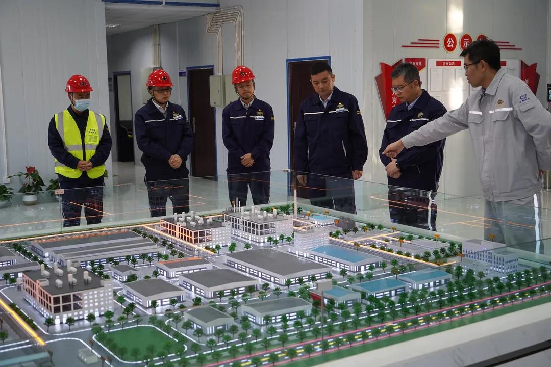 郭贵和到中化学东华天业PBAT项目调研指导工作 郭贵和到中化学东华天业PBAT项目调研指导工作