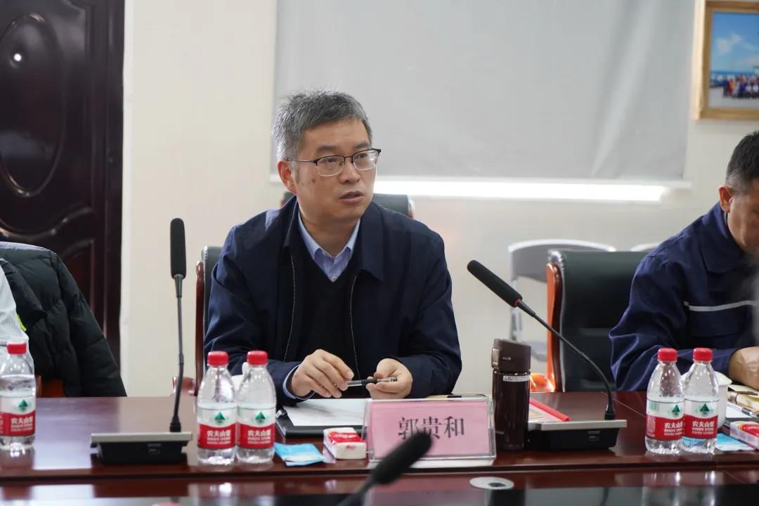 郭贵和到中化学东华天业PBAT项目调研指导工作 郭贵和到中化学东华天业PBAT项目调研指导工作