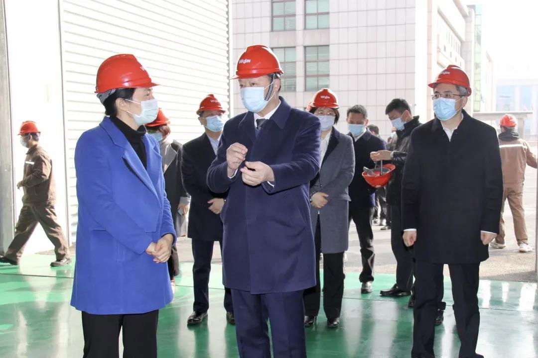 常州市委副书记、代理市长盛蕾一行新春走访武进不锈 常州市委副书记、代理市长盛蕾一行新春走访武进不锈