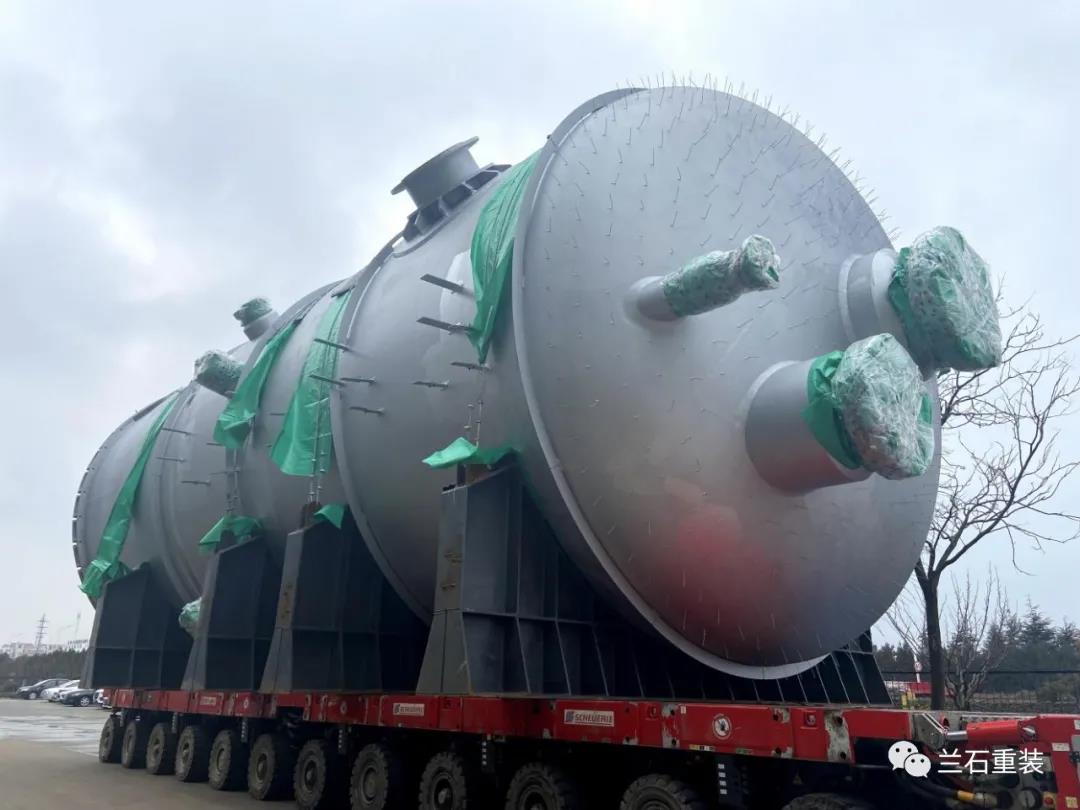 兰石重装承制恒力石化(惠州)PTA项目加氢反应器、结晶器完工 兰石重装承制恒力石化(惠州)PTA项目加氢反应器、结晶器完工