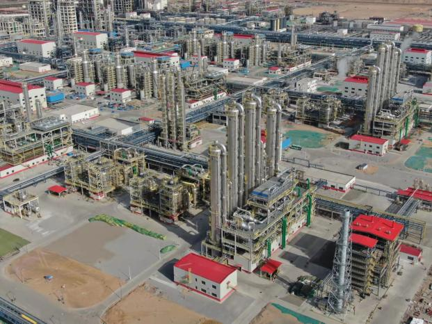 陕煤集团榆林化学180万吨/年乙二醇工程一系列顺利中交 陕煤集团榆林化学180万吨/年乙二醇工程一系列顺利中交