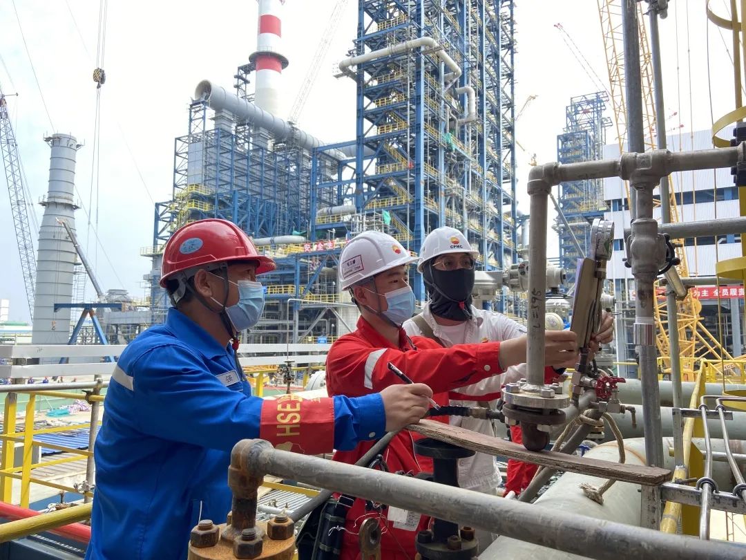 单日突破15个!——寰球工程公司广东石化五联合项目高效推进管道试压工作 单日突破15个!——寰球工程公司广东石化五联合项目高效推进管道试压工作