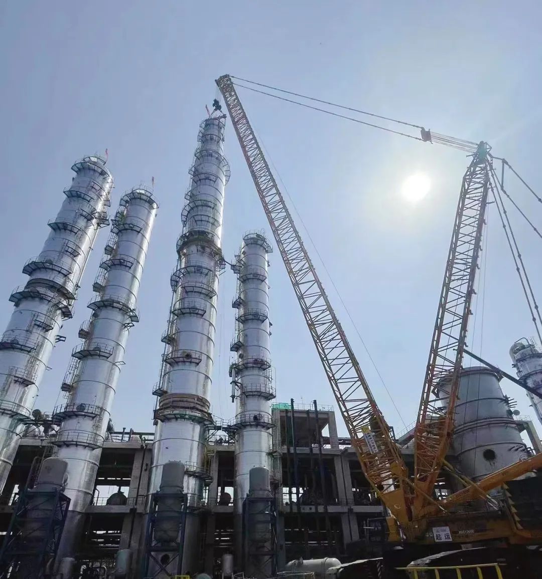 提速建设!十六化建公司各重点项目不断刷新“进度条” 提速建设!十六化建公司各重点项目不断刷新“进度条”