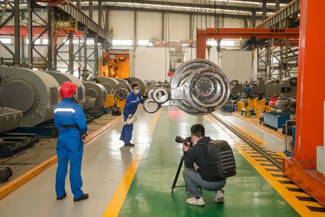 新华社记者来宝石机械采访 新华社记者来宝石机械采访