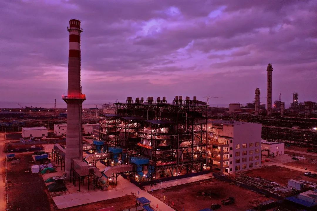 中石化宁波工程公司海南乙烯项目动力中心产汽啦! 中石化宁波工程公司海南乙烯项目动力中心产汽啦!