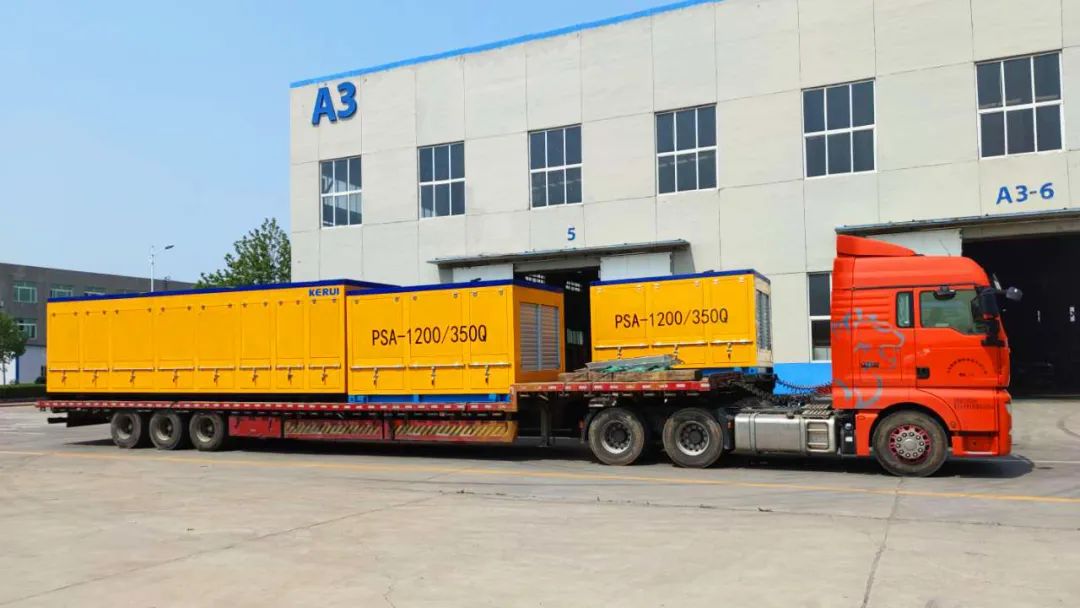 科瑞油气1200方高压高纯制注氮设备成功发运 科瑞油气1200方高压高纯制注氮设备成功发运