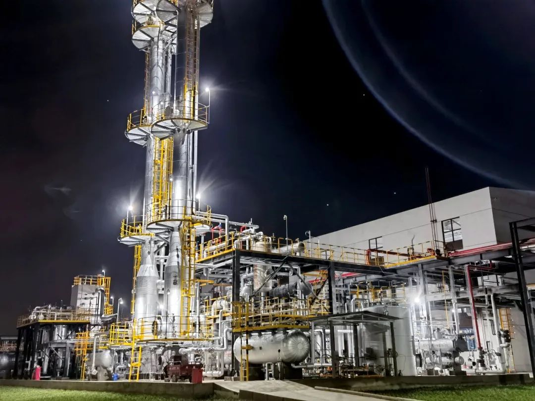 咸阳LNG储气库液化天然气装置EPC项目一次开车成功 咸阳LNG储气库液化天然气装置EPC项目一次开车成功