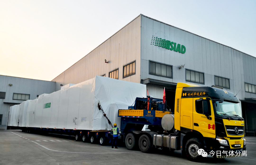 世亚德空分装置发往欧洲 世亚德空分装置发往欧洲