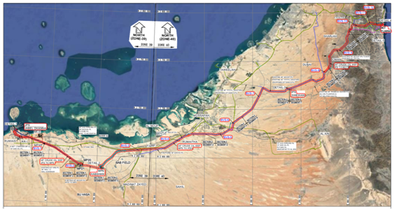 CPECC首个高端市场前期咨询服务项目——阿布扎比西东管道流动保障研究圆满收官 CPECC首个高端市场前期咨询服务项目——阿布扎比西东管道流动保障研究圆满收官