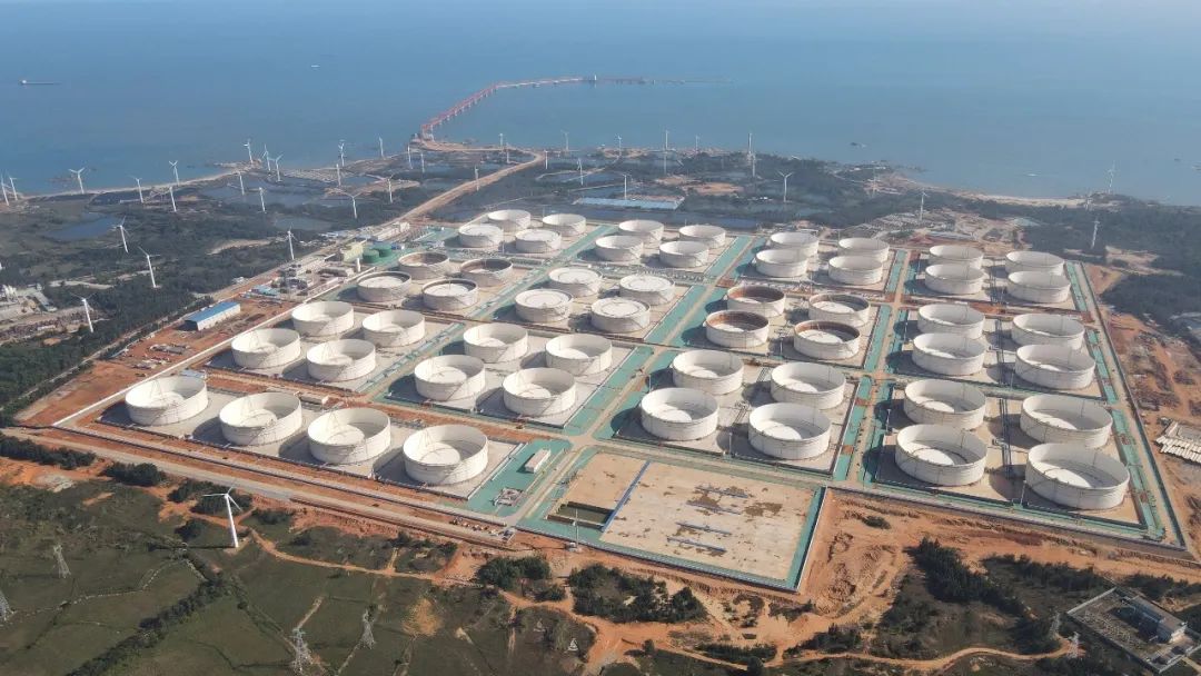 喜讯!广东揭阳520万方原油商业储备库建设工程顺利中交 喜讯!广东揭阳520万方原油商业储备库建设工程顺利中交