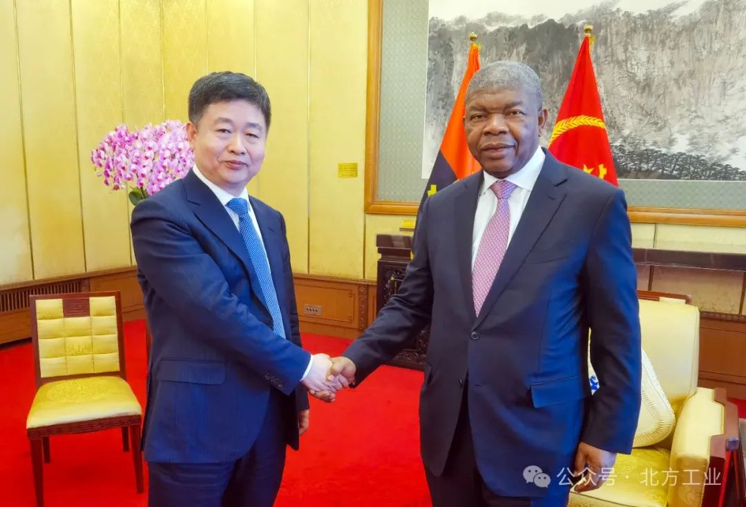 陈德芳拜会安哥拉总统劳伦索 陈德芳拜会安哥拉总统劳伦索