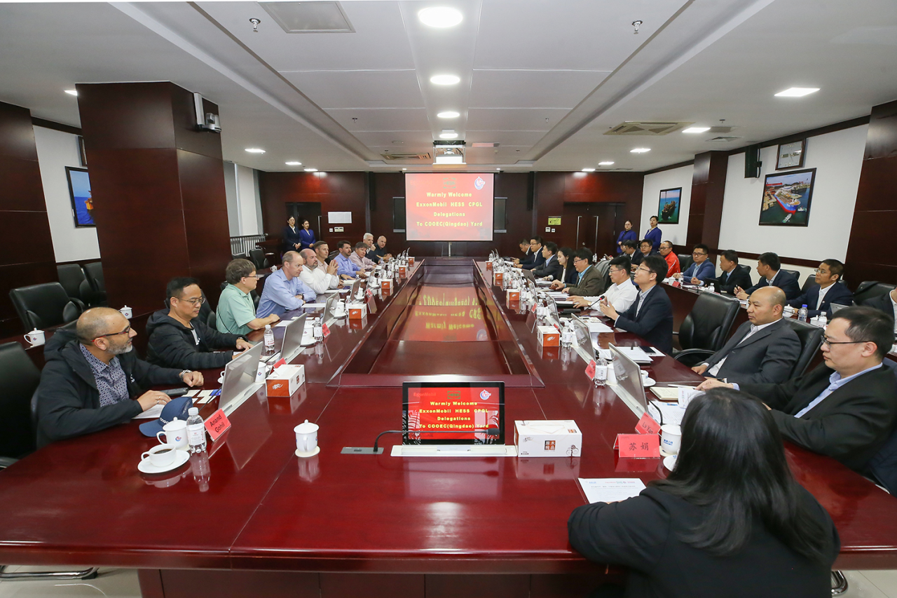 三大能源公司高层到访海油工程 三大能源公司高层到访海油工程